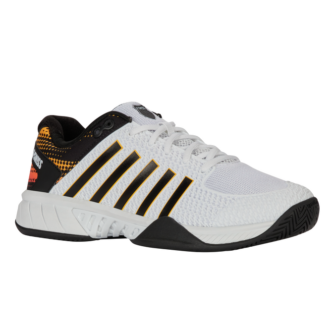 K-Swiss Men's Express Light Pickleball Shoe (White/Daffodil) 