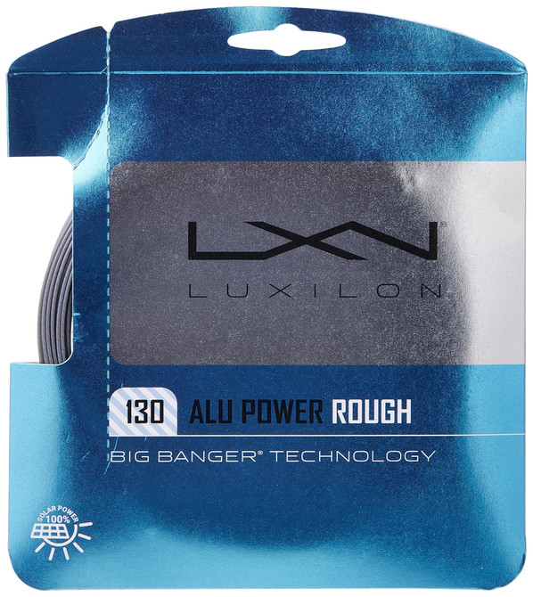 Luxilon 130 Alu Power Tennis String Set (Silver)