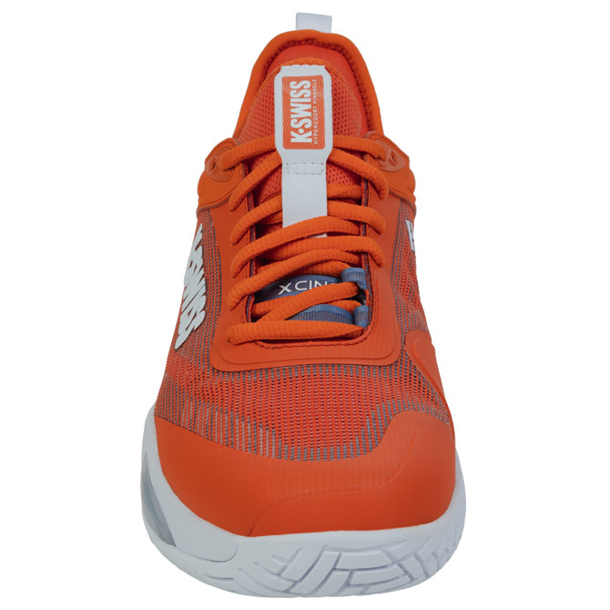K-Swiss Men's Hypercourt Pinnacle Tennis Shoe (Scarlet Ibis/White/Infinity)