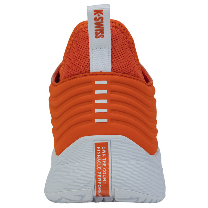 K-Swiss Men's Hypercourt Pinnacle Tennis Shoe (Scarlet Ibis/White/Infinity)