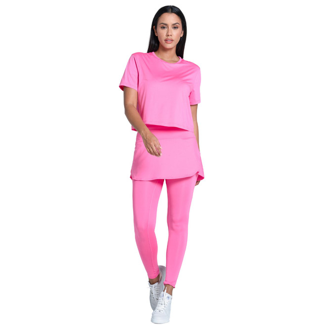 Lucky In Love Power Box Tee With UV Protection. 