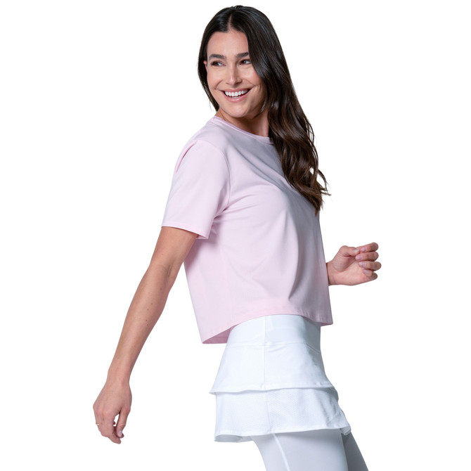 Lucky In Love Power Box Tee With UV Protection. 