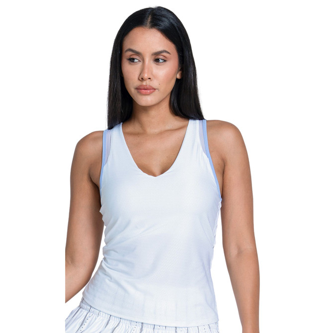 Lucky in Love Shimmer V-Neck Tank