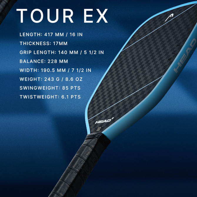 HEAD Gravity Tour EX Pickleball Paddle