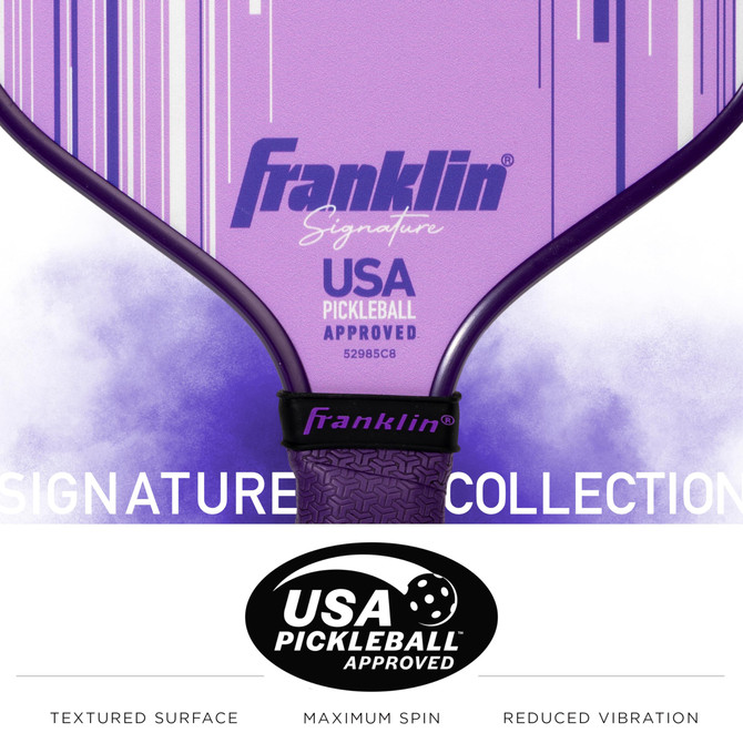 Franklin Sports Signature Series Pro Pickleball Paddle (Lilac, 16mm)