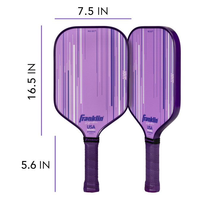 Franklin Sports Signature Series Pro Pickleball Paddle (Lilac, 16mm)