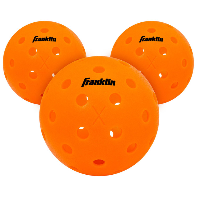 Franklin Sports X-40 Outdoor Pickleball Balls (Lava)