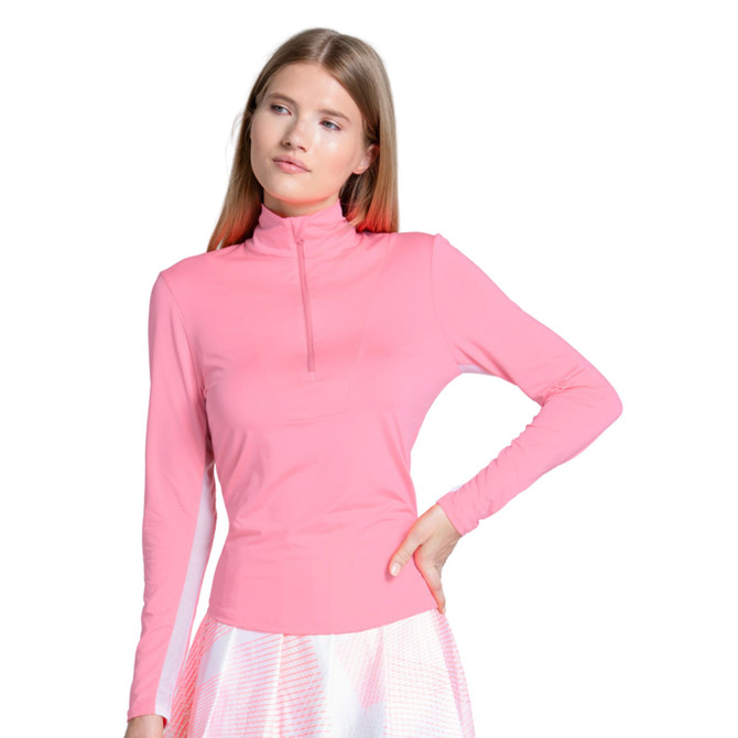 Lucky in Love Women's Free Play Zip Long Sleeve 