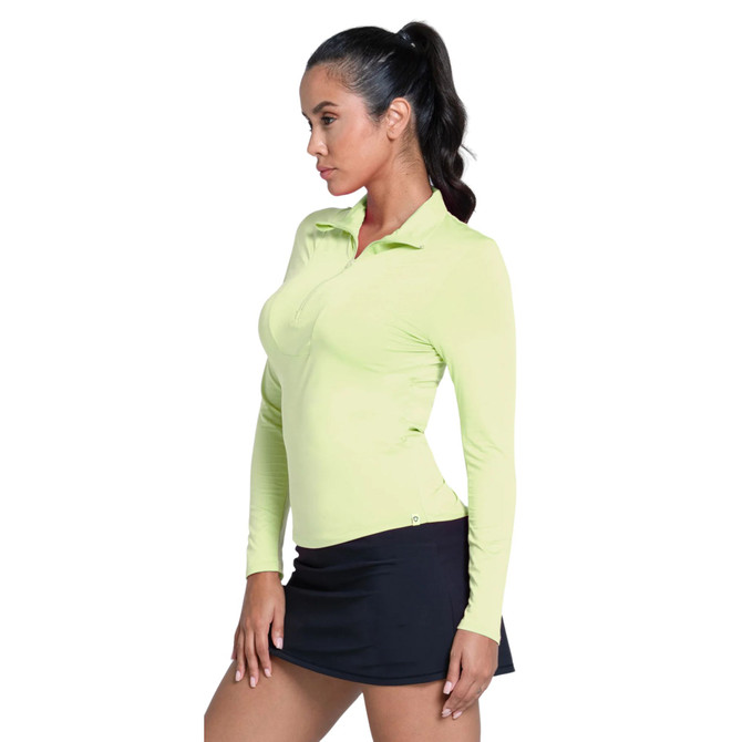 Lucky in Love Women's Free Play Zip Long Sleeve 