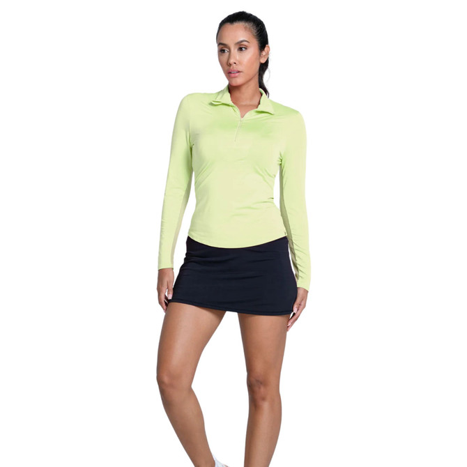 Lucky in Love Women's Free Play Zip Long Sleeve 