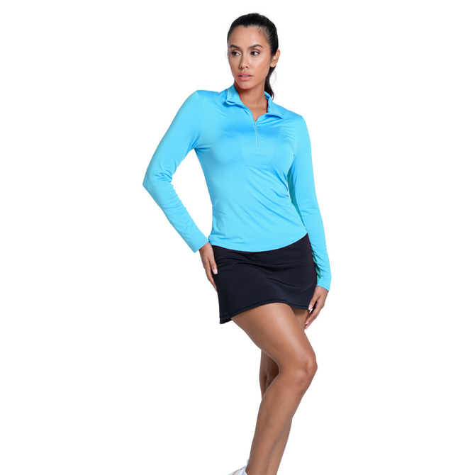 Lucky in Love Women's Free Play Zip Long Sleeve 