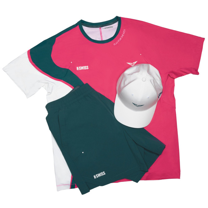 K-Swiss Men's Rublev Motion Free AO Shirt.