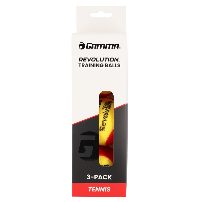 Gamma Revolution Training Tennis Balls (3 Pack)