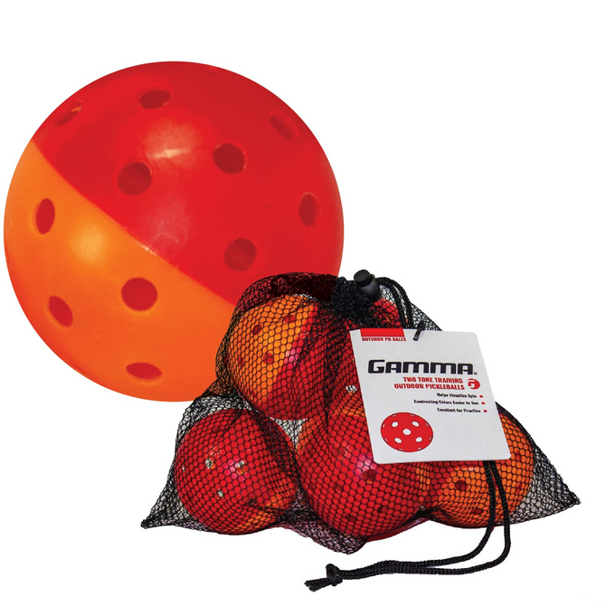 Gamma Two-Tone Outdoor Training Pickleballs