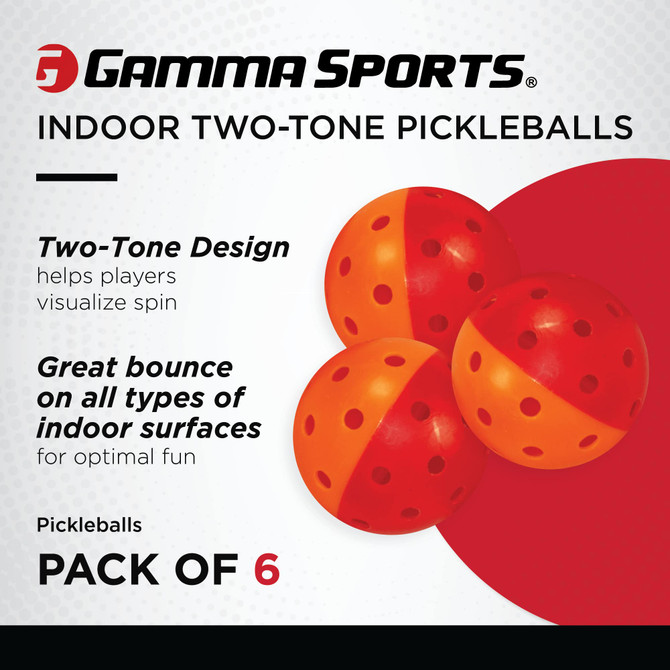 Gamma Two-Tone Outdoor Training Pickleballs
