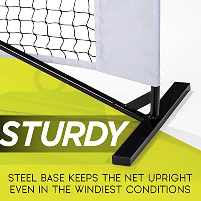 Franklin Sports Portable Outdoor Pickleball Net - Regulation Size 22' Foot Net with Travel Bag