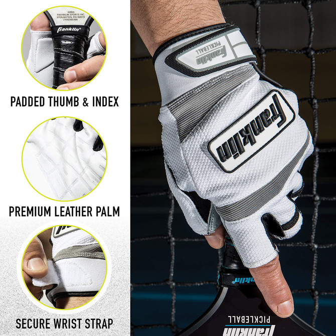 Franklin Sports Adult Pickleball Glove - White