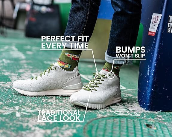 Caterpy Air - The Ultimate Elastic No Tie Shoelaces for Adults and Kids 