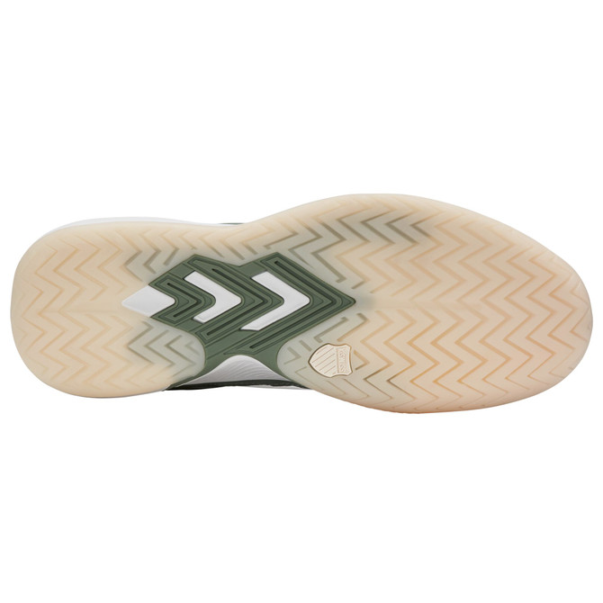 K-Swiss Men's Tura Team Pickleball Shoe (Sea Spray/Dark Forest/White).