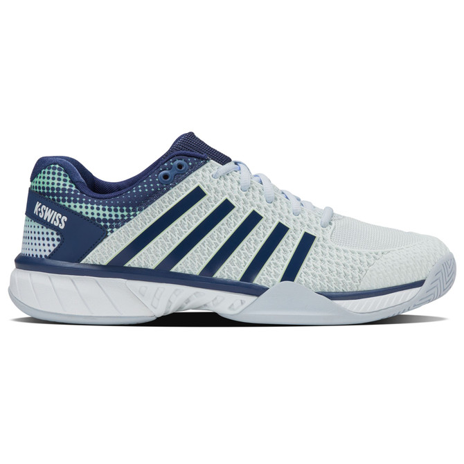 K-Swiss Men's Express Light Pickleball Shoe (Bit Of Blue/Oceana/Patina Green)