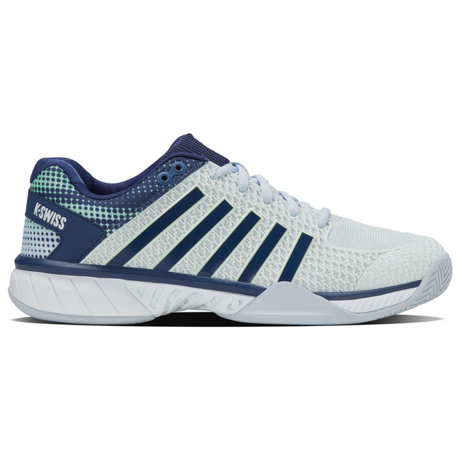 K-Swiss Men's Express Light 2E Pickleball Shoe (Bit of Blue/Oceana/Patina Green) 