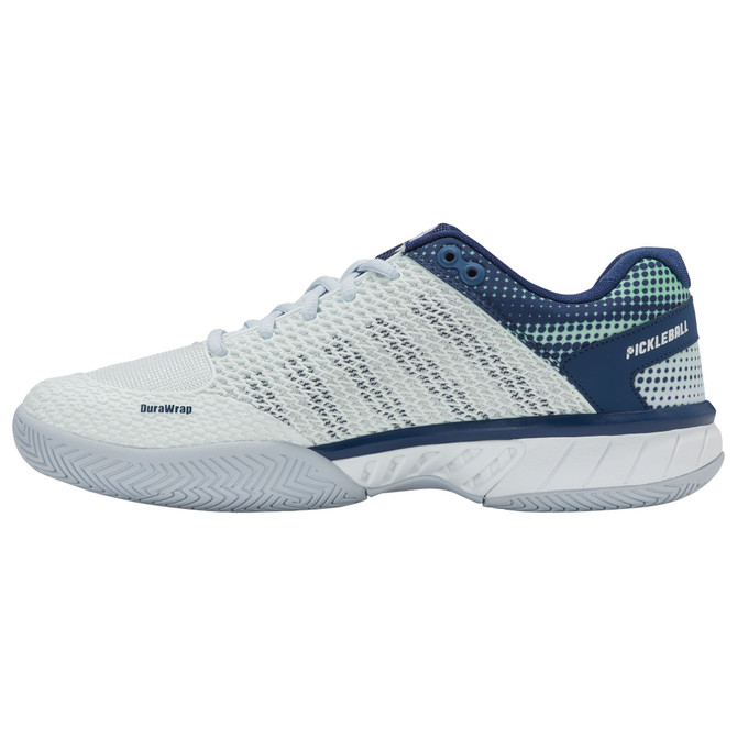 K-Swiss Men's Express Light 2E Pickleball Shoe (Bit of Blue/Oceana/Patina Green) 