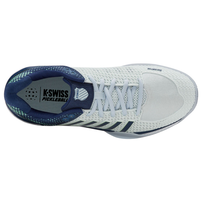 K-Swiss Men's Express Light 2E Pickleball Shoe (Bit of Blue/Oceana/Patina Green) 