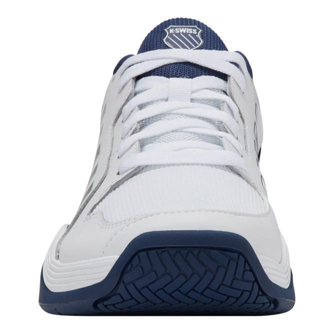 K-Swiss Men's Court Express Pickleball Shoe (White/Oceana/Patina Green)