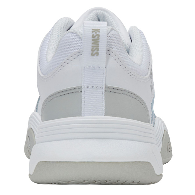 K-Swiss Women's Court  Express 2 Tennis Shoe (White/Ballad Blue/Dawn Blue).
