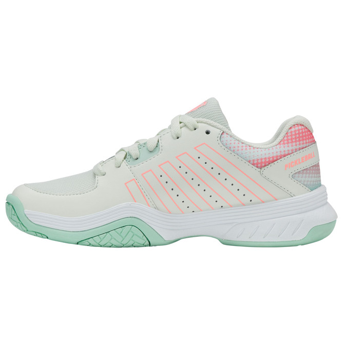 K-Swiss Women's Court Express Pickleball Shoe (Ice/White/Honeydew)