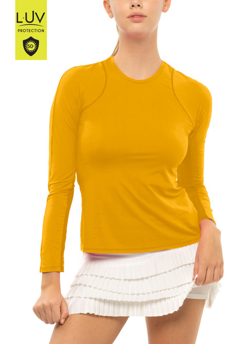 Lucky In Love Breeze Long Sleeve Crew with UV-Protection.