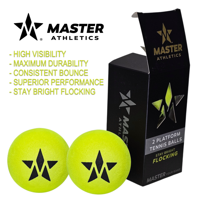 Master Athletics High Visibility (HV) Platform Tennis Ball (Case).