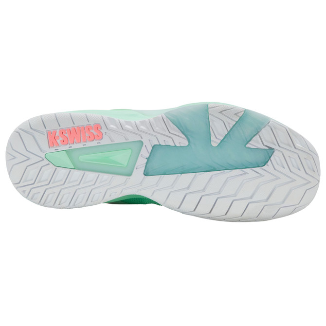 K-Swiss Women's K-Frame Speed Tennis Shoe (Soft Neon Mint/White/Neon Pastel Pink).