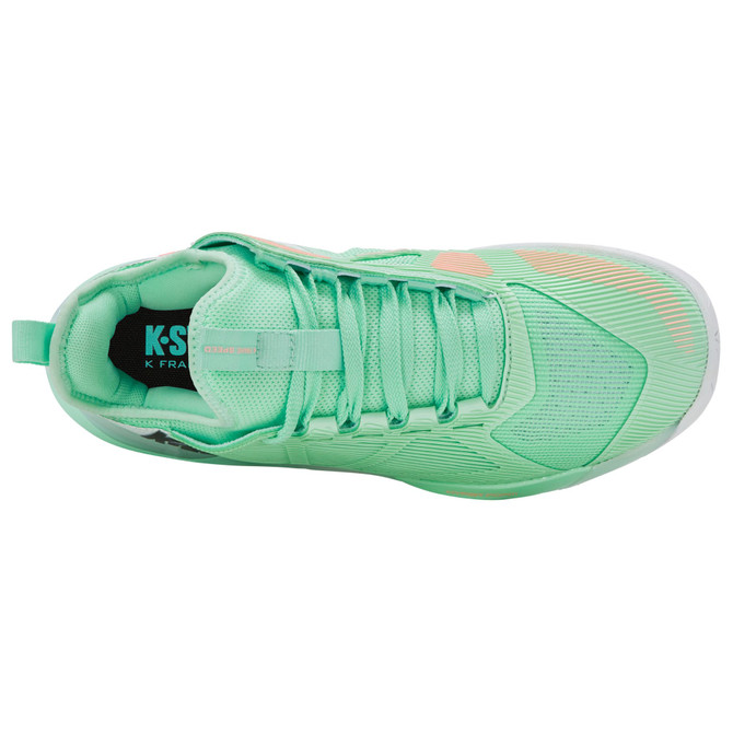 K-Swiss Women's K-Frame Speed Tennis Shoe (Soft Neon Mint/White/Neon Pastel Pink).