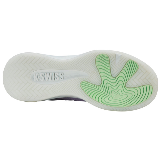K-Swiss Women's K-Frame Pickleball Performance Shoe (Lavender Blue/Bit of Blue/Patina Green)