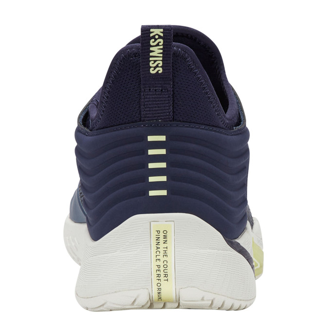 K-Swiss Men's Hypercourt Pinnacle Tennis Shoe. (Vintage Indigo/Naval Academy/Blanc de Blanc)