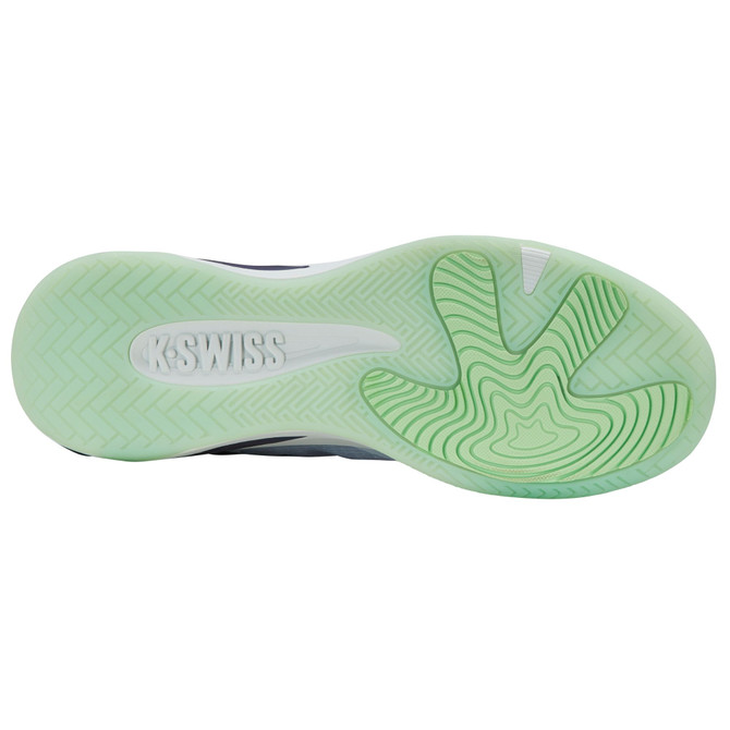 K-Swiss Men's K-Frame Pickleball Performance Shoe (Artic Ice/Oceana/Patina Green)
