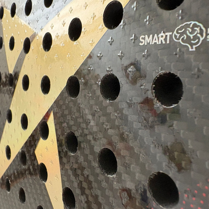 Drop Shot Pacific Black 5.0 D2 Series Pop Tennis Paddle