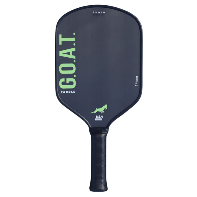 G.O.A.T. Paddle Stealth Power 14mm Hybrid Pickleball Paddle (Neon Green)