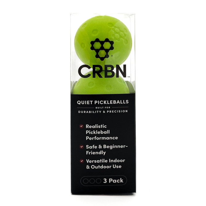 CRBN Quiet Pickleballs – Foam Practice Balls for Silent Play