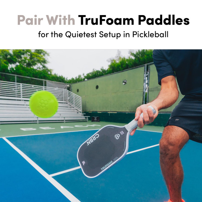 CRBN Quiet Pickleballs – Foam Practice Balls for Silent Play
