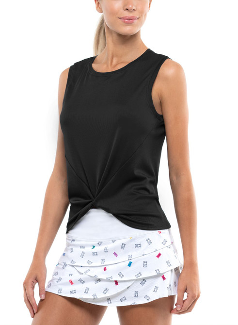 Lucky in Love Twist Front Tank