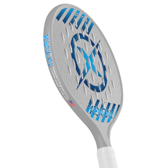 Vector Spin Max V2 Platform Tennis Paddles (Silver)