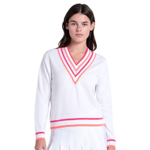 Lucky In Love Victory V-neck Sweater 