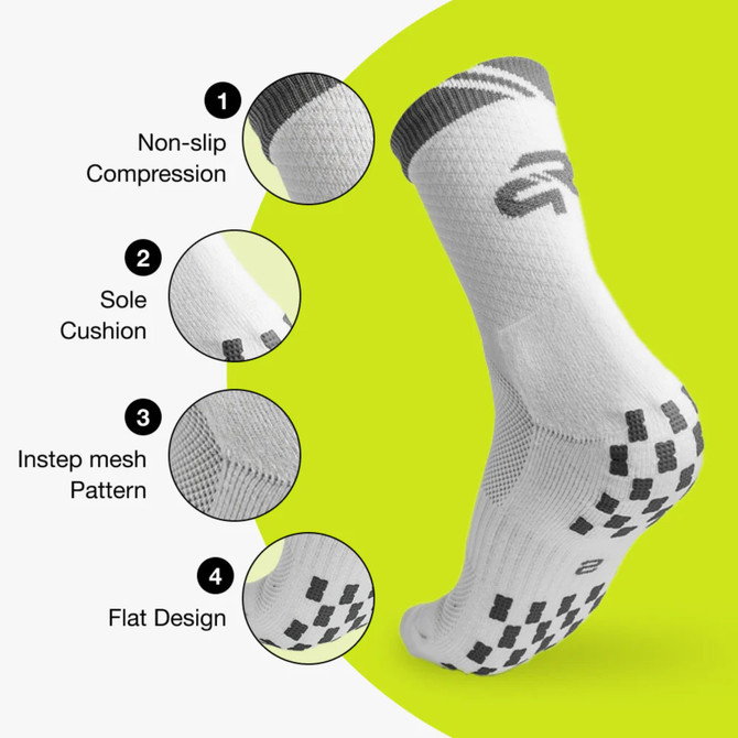 Road To Pro Ultragrip V2 Dual Sided Non-Slip Technology Ankle Socks