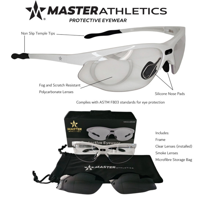 Master Athletics Protective Eyewear.