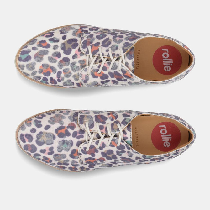 Rollie Women's Lightweight Derby Lace-up Flat Oxfords