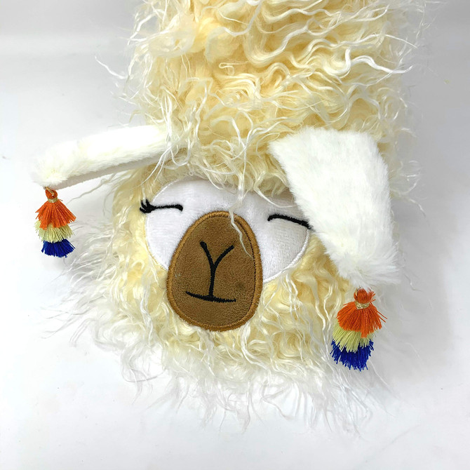 Oooh Yeah! Womens Slipper Socks (Llama Llama White)