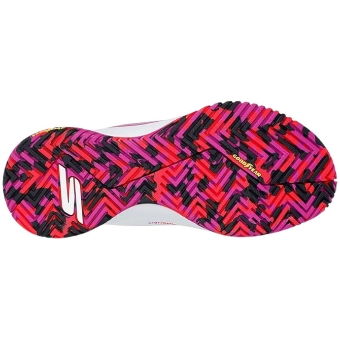 Skechers Women's Viper Court Elite. (White/Black/Pink)