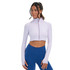 BloqUV Women's UPF 50+ Sun Protection Active Full Zip Crop Top Jacket.